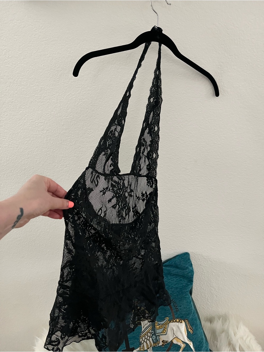 Victoria's Secret Black Lace lingerie S/P